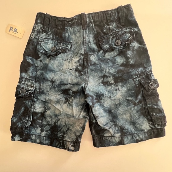 P.S. - Aeropostale Blue Denim Tie Dye Look swim trunks BOYS SIZE 5 - Picture 6 of 9